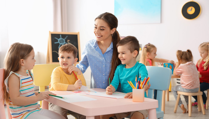 Play is important in kindergarten & nursery school,children to learn