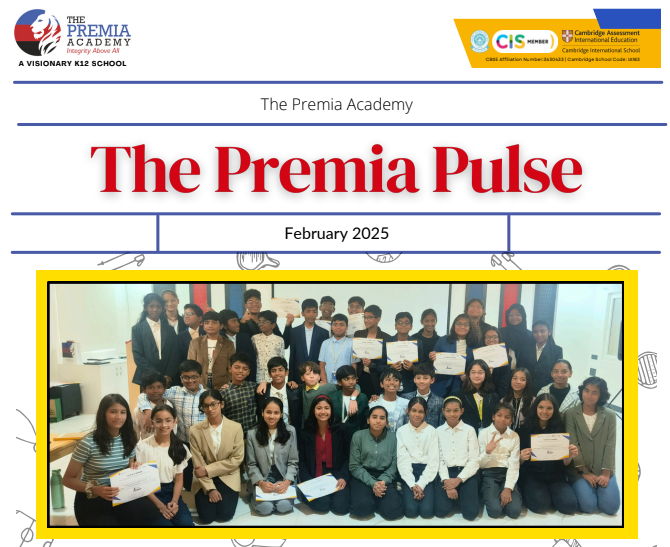 secondary students holding up certificates earned for academic excellence