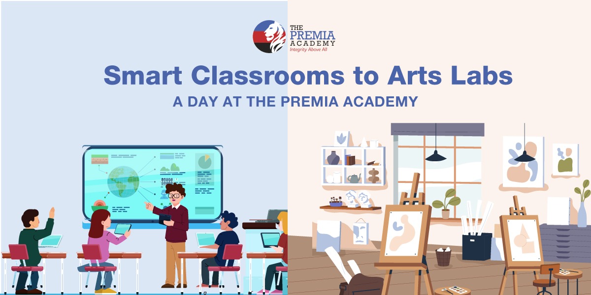 Smart Classrooms and Arts Labs at The Premia Academy