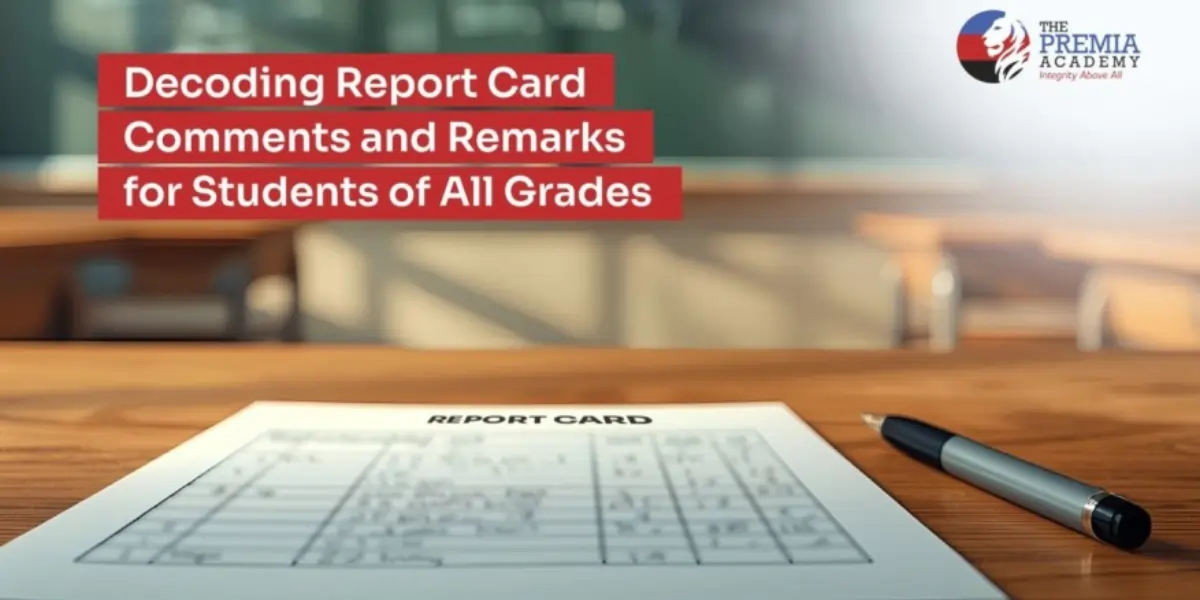 Report Card Comments and Remarks