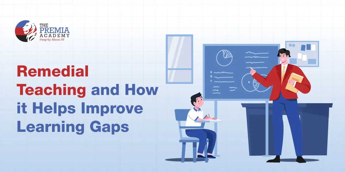 Remedial teaching session helping students overcome learning gaps