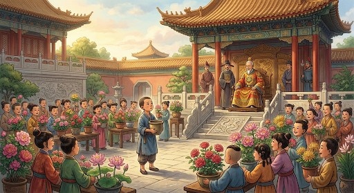 Child holding an empty pot in a story about honesty and integrity